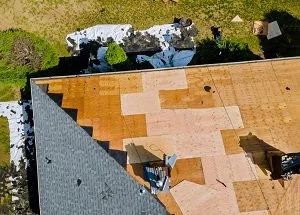 storm tossed roof roofing deck replacement repair