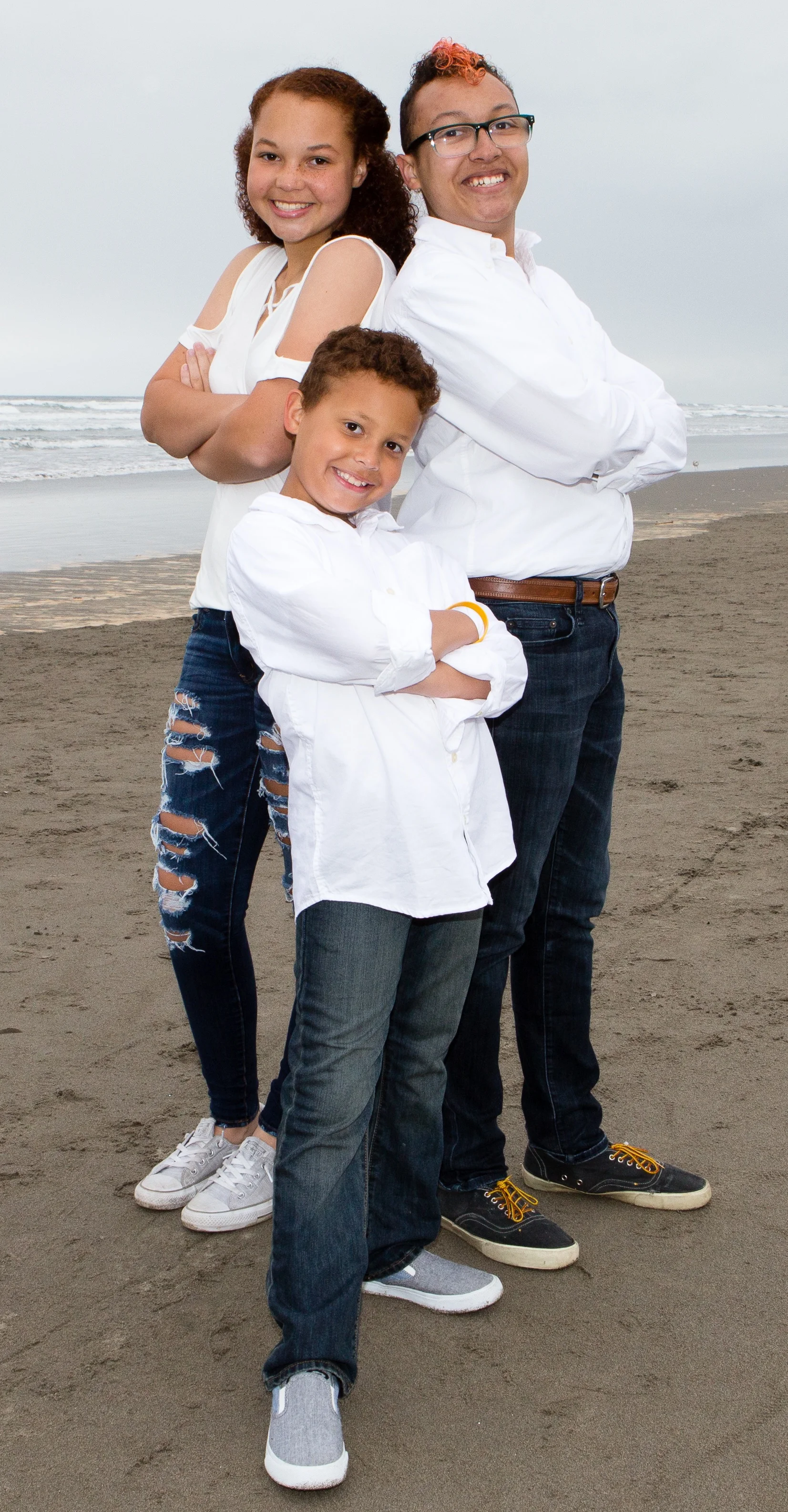 (L to R) Sophia, Alexander, Christian