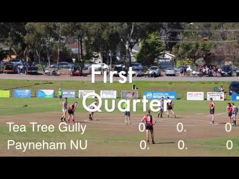 Tea Tree Gully Vs Payneham NU - 1st quarter of the 2017 Preliminary Final