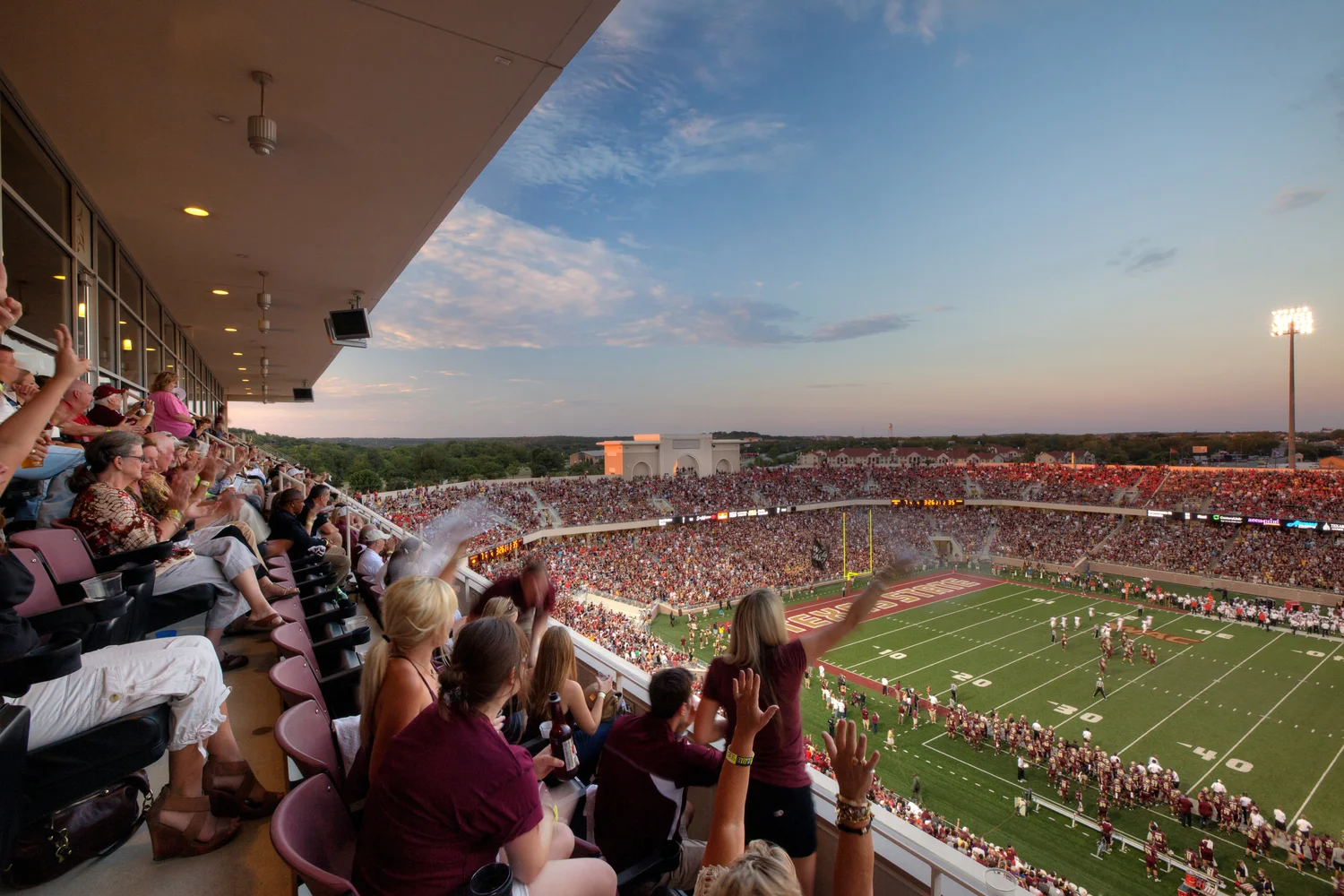 texas state university bobcat stadium — BallParchitecture