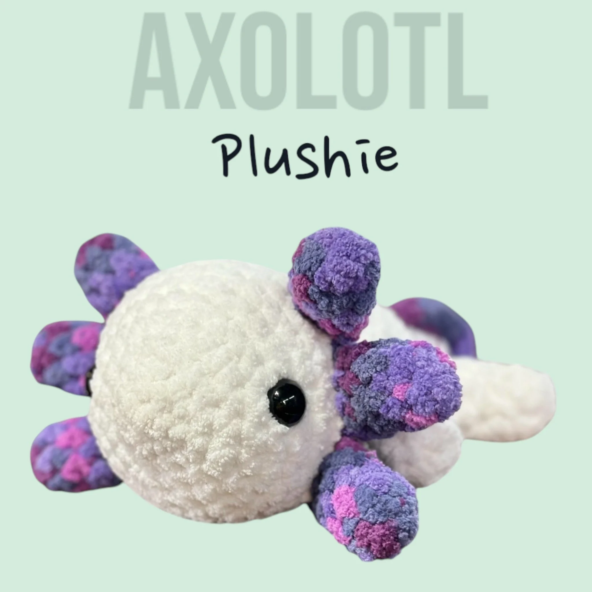 Crochet Axolotl Plushie
