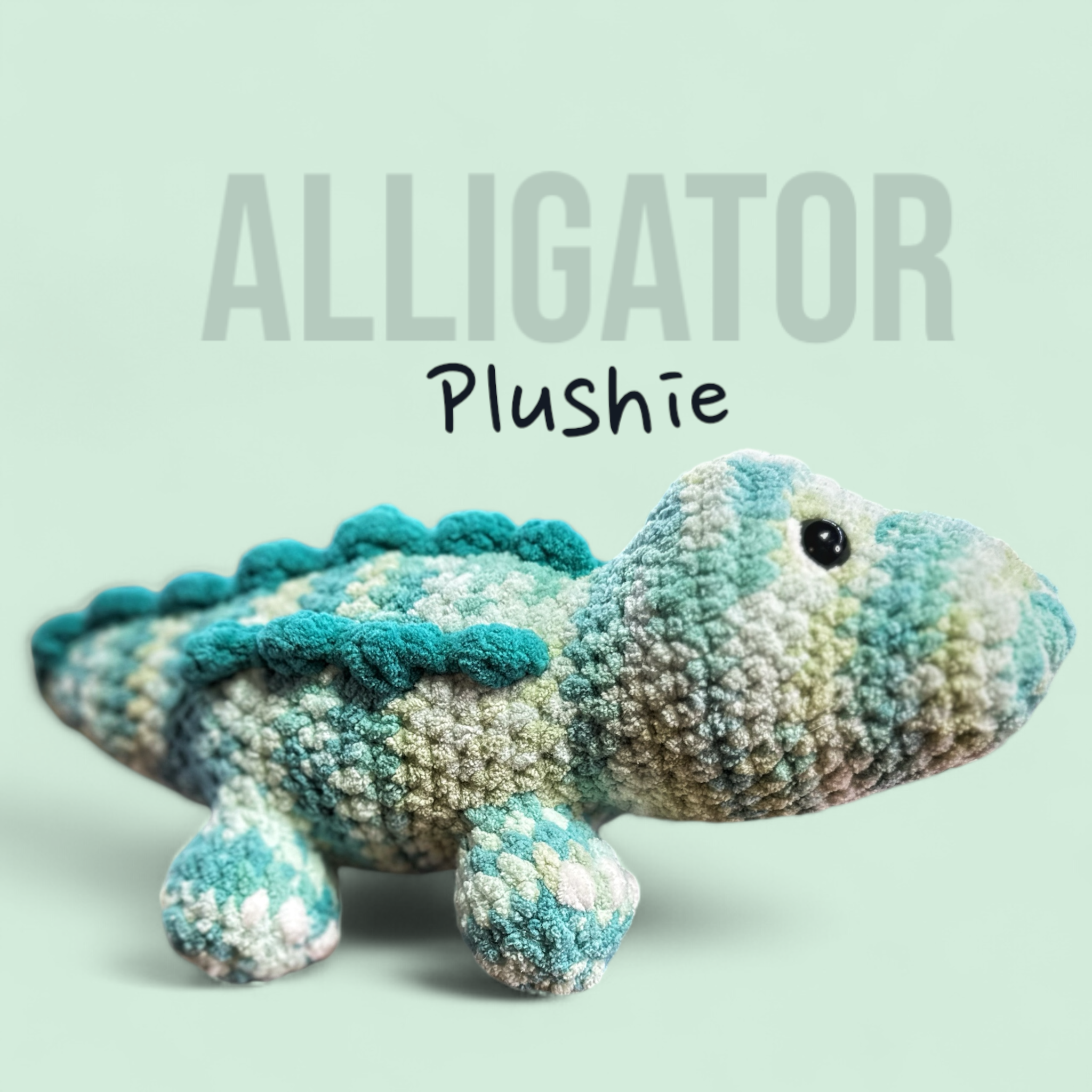 Crochet Alligator Plushie