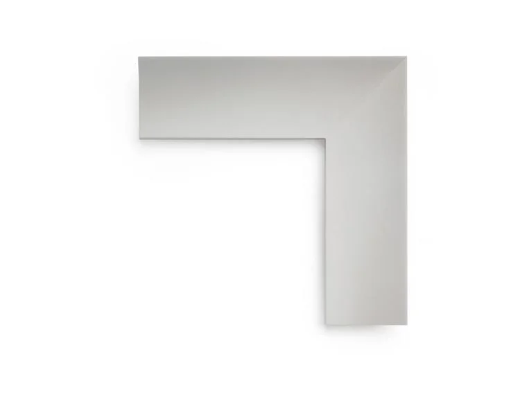 Inner Reverse Scoop This 3 inch frame is painted in a "Granite Grey" gray finish, with a reverse scoop leading to a high inner arch. Painted wood finishes are perfect for photography or a contemporary touch.