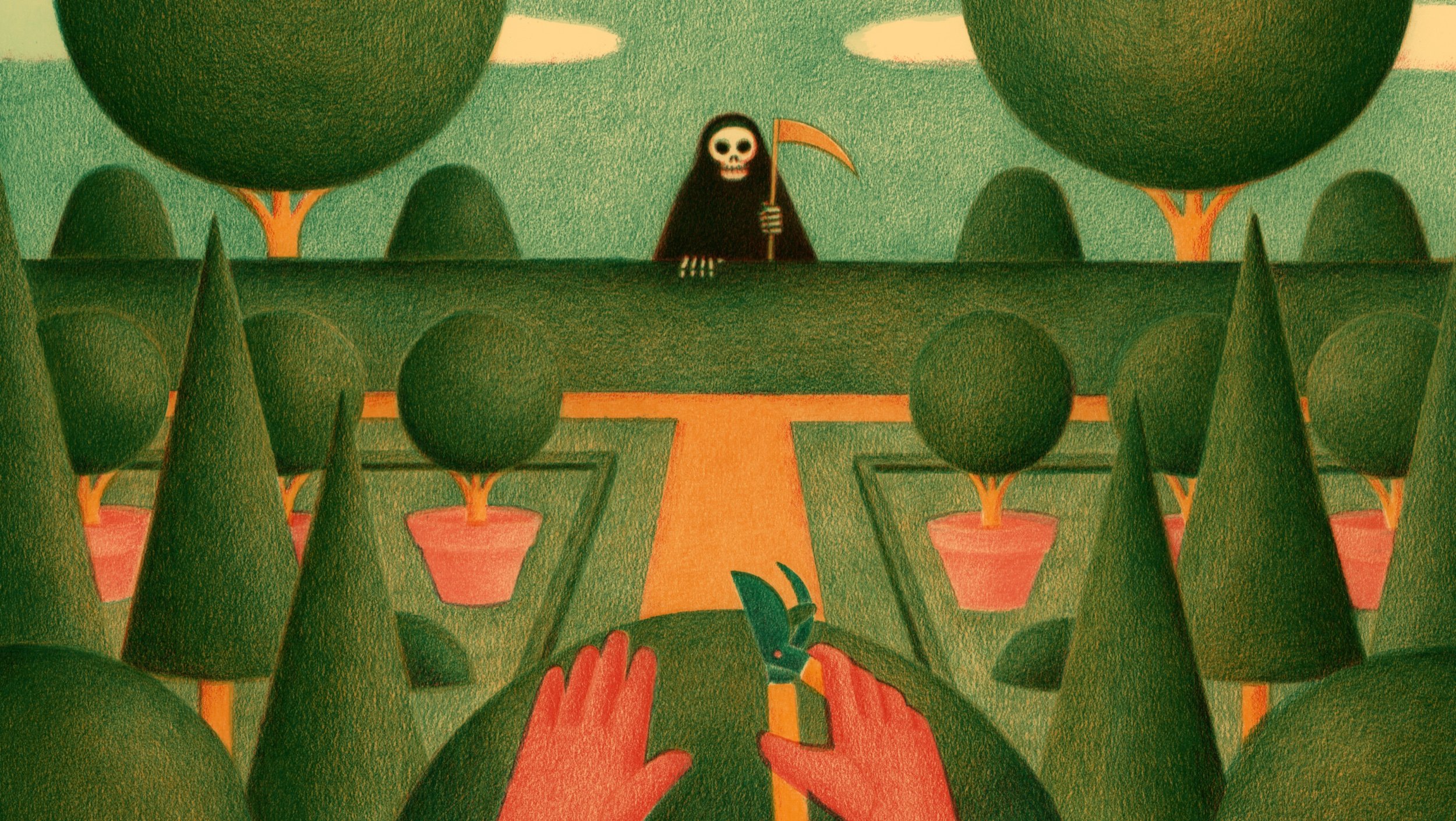 ‘Exit Zero’ Illustration for New York Times book review of ‘Exit Zero’ by Marie-Helene Bertino AD: Matt Dorfman 