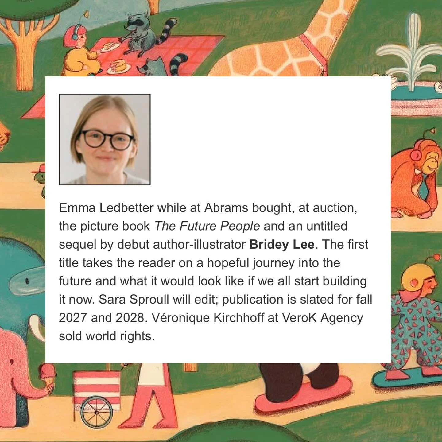 🎉BIG NEWS🎉 My first 2 books as an author/illustrator will be published by @abramskids and edited by @sara.sproull! Many thanks to @brdnjamforemma for acquiring and Thank you to the # 1 best agent in the whole world @veroniquekirchhoff 😊❤️🎉🎉