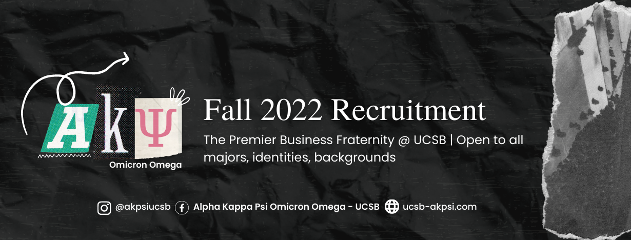 Fall 2022 — UCSB Alpha Kappa Psi