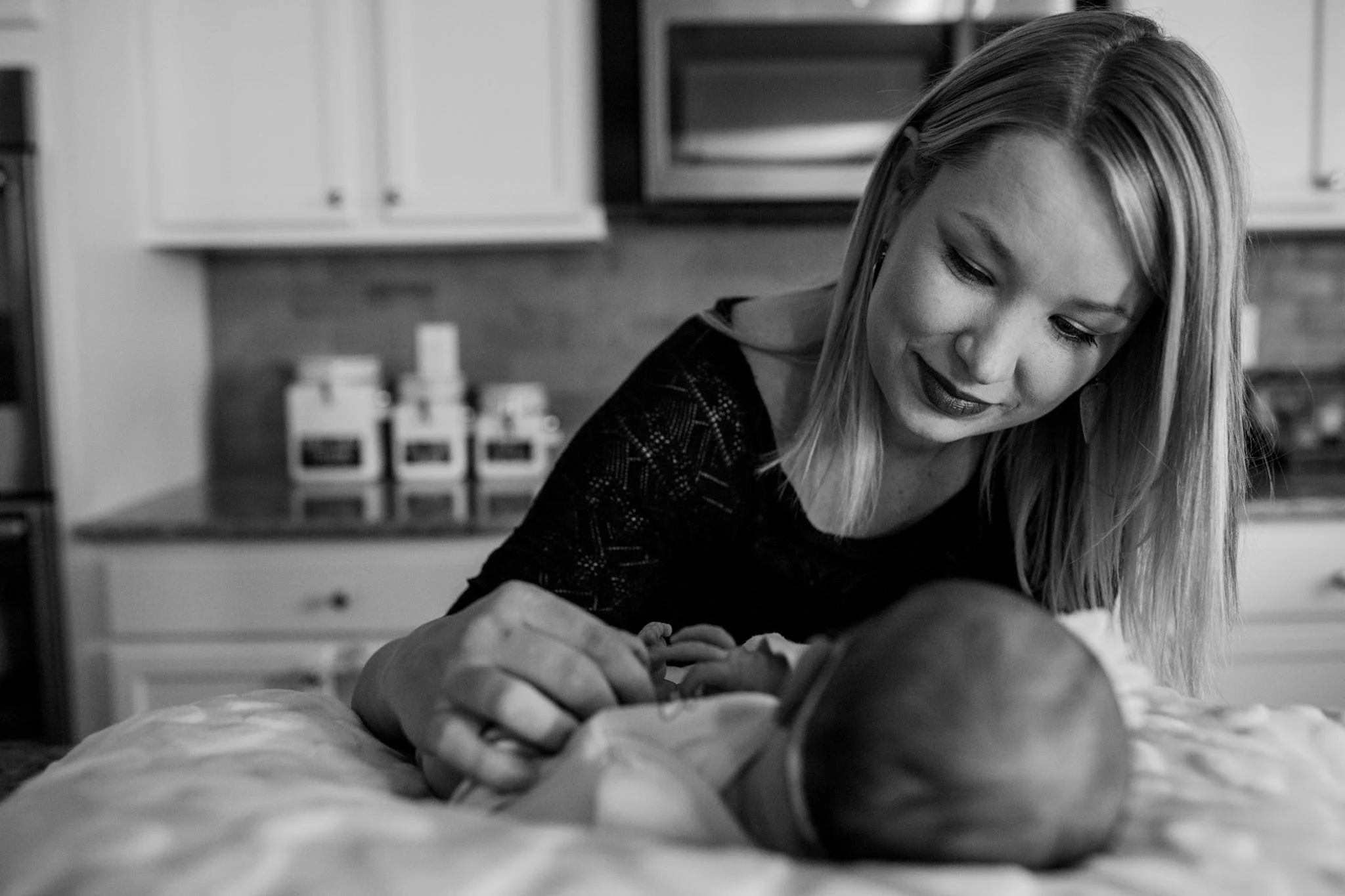 seattle newborn photographer // family photography at home