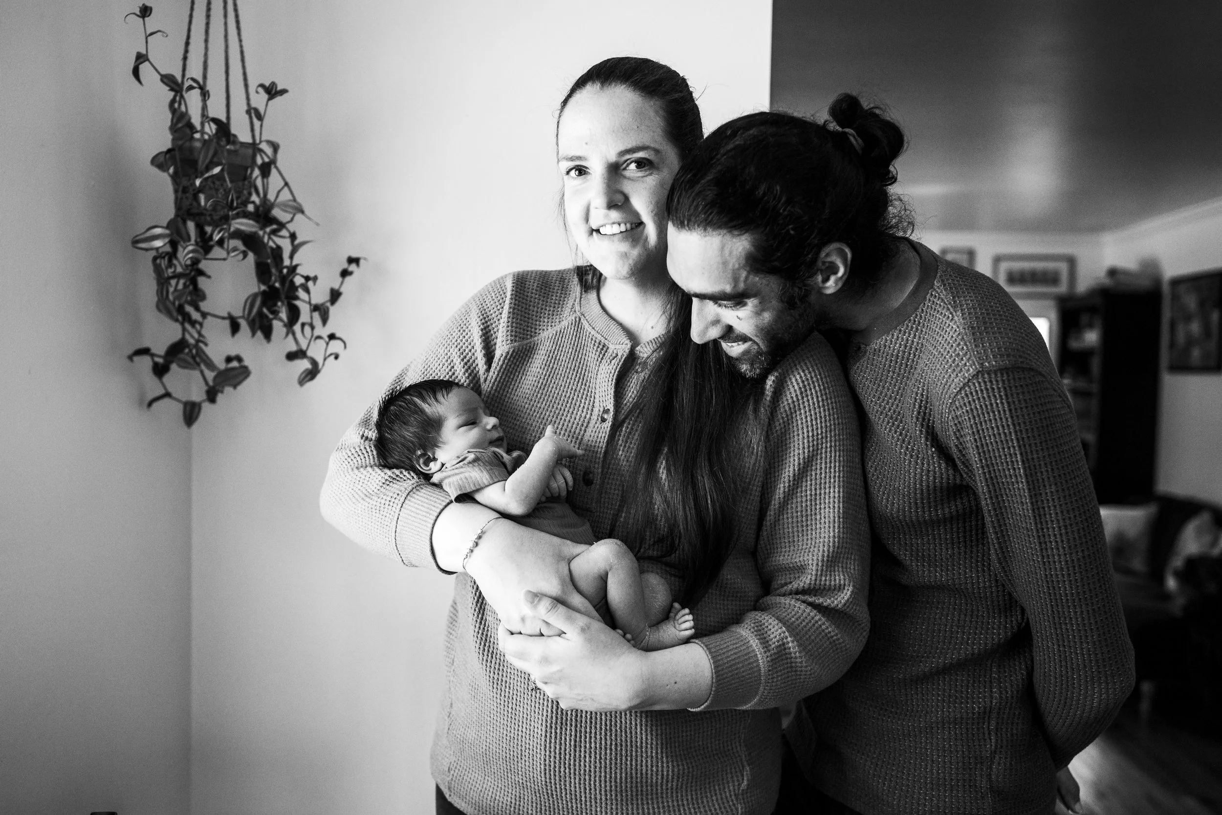 seattle newborn photographer - in home lifestyle