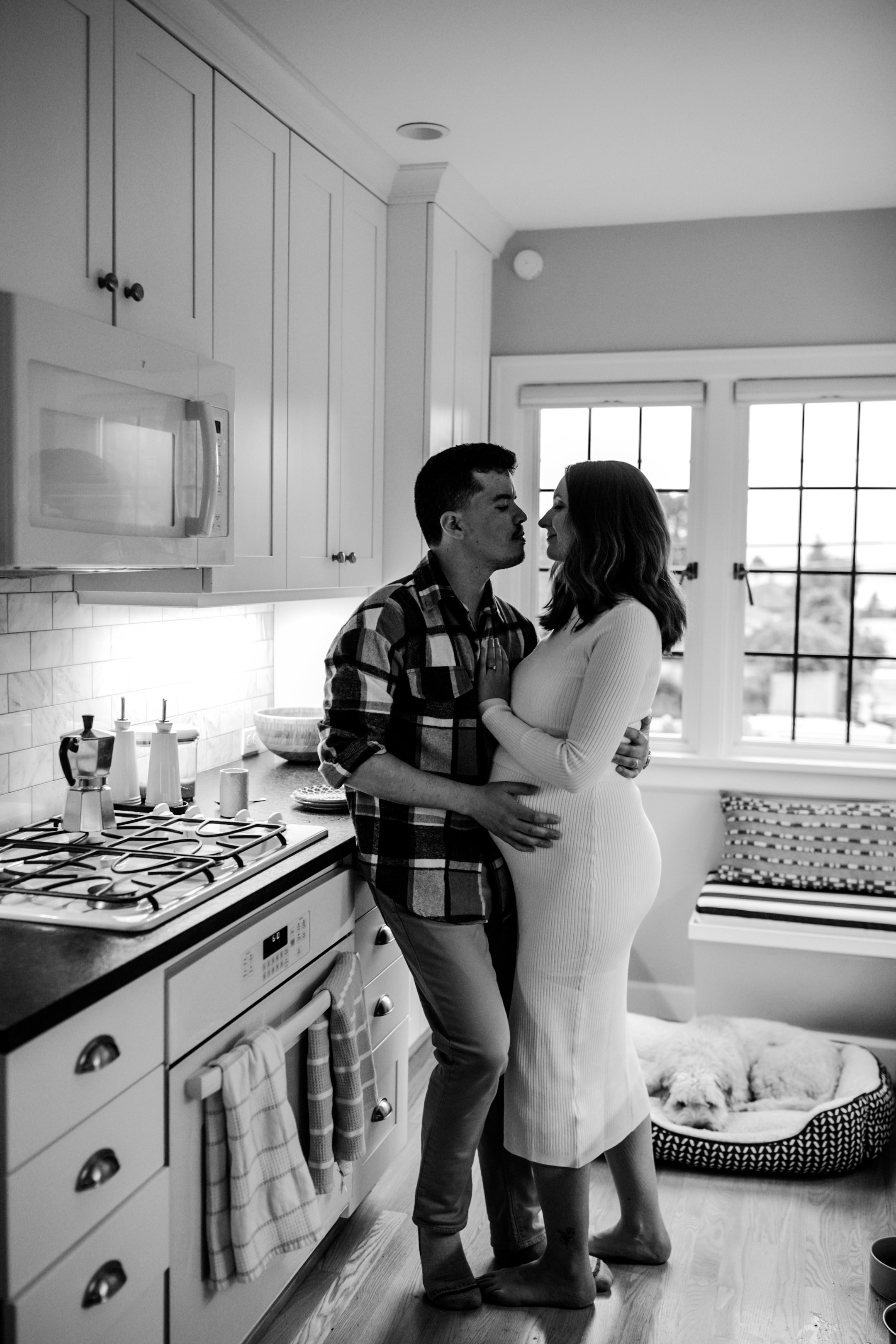 seattle newborn photographer - in home lifestyle