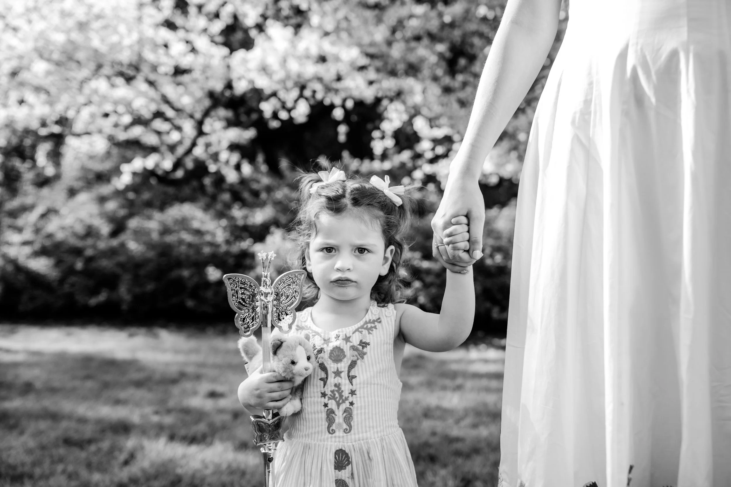 black and white photography - cherry blossoms Seattle