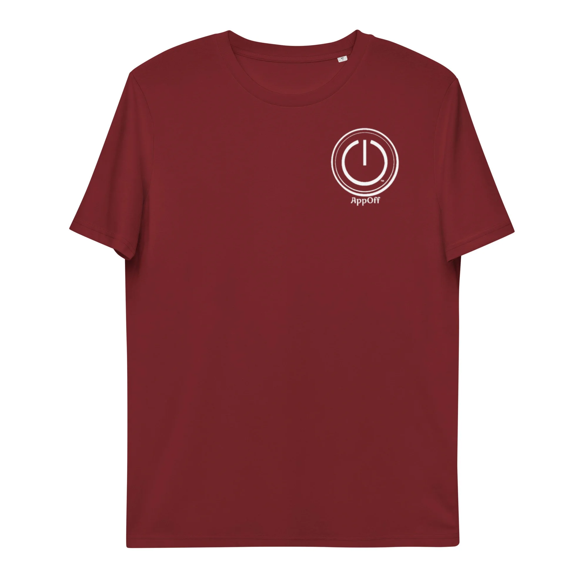 unisex-organic-cotton-t-shirt-burgundy-front-6550f0fc8ad50.jpg