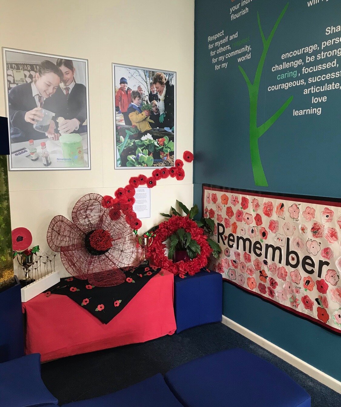 Remembrance Poppy Sculpture