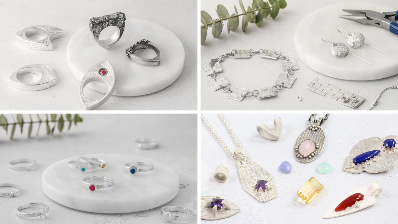 Essential tools and materials for making metal clay jewellery from home
