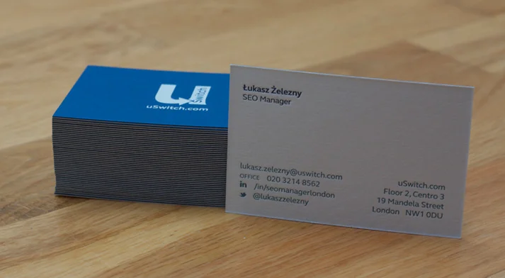 Letterpress business cards