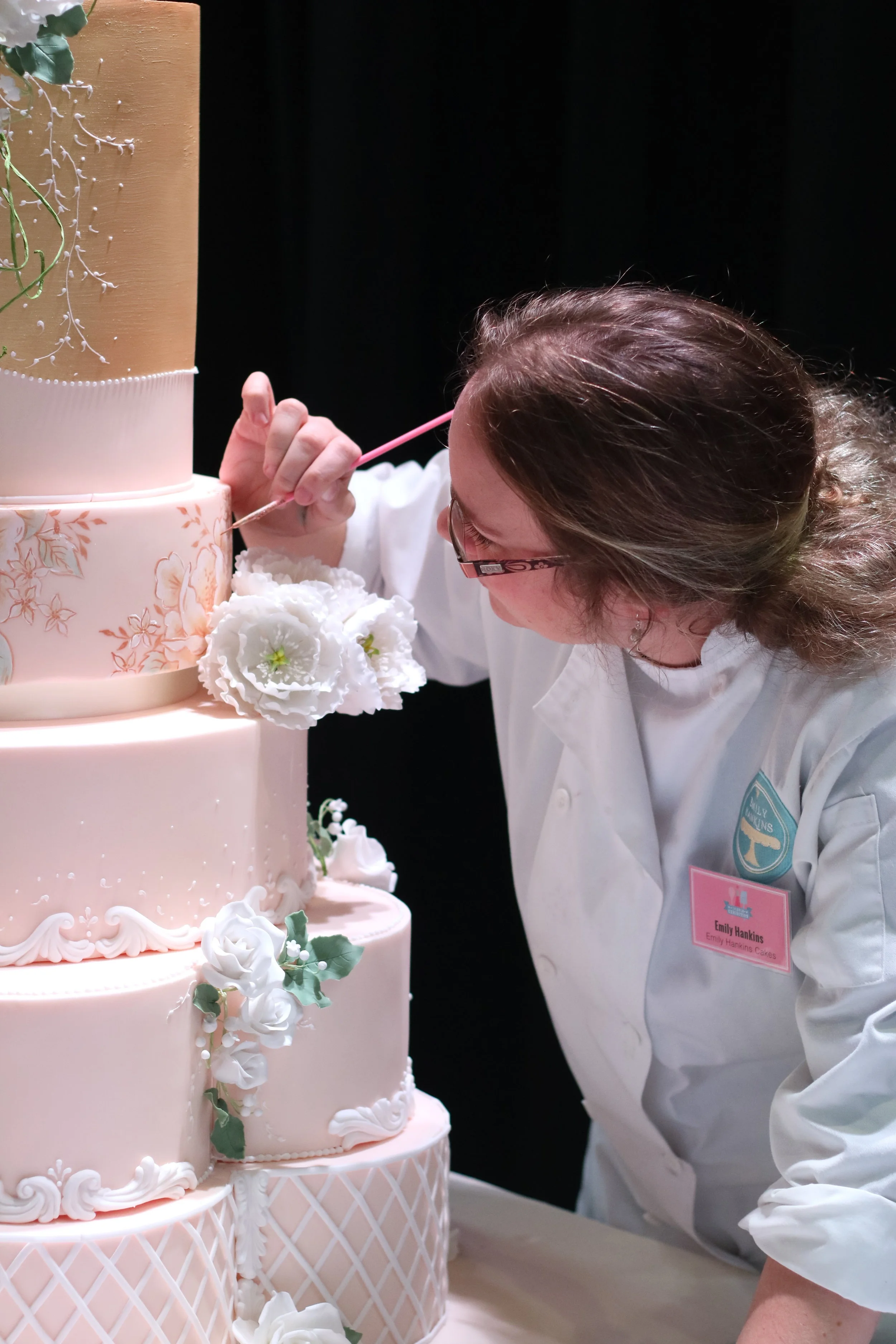 Collaboration 'Royal Wedding Cake' at the Squires Kitchen Annual Exhibition