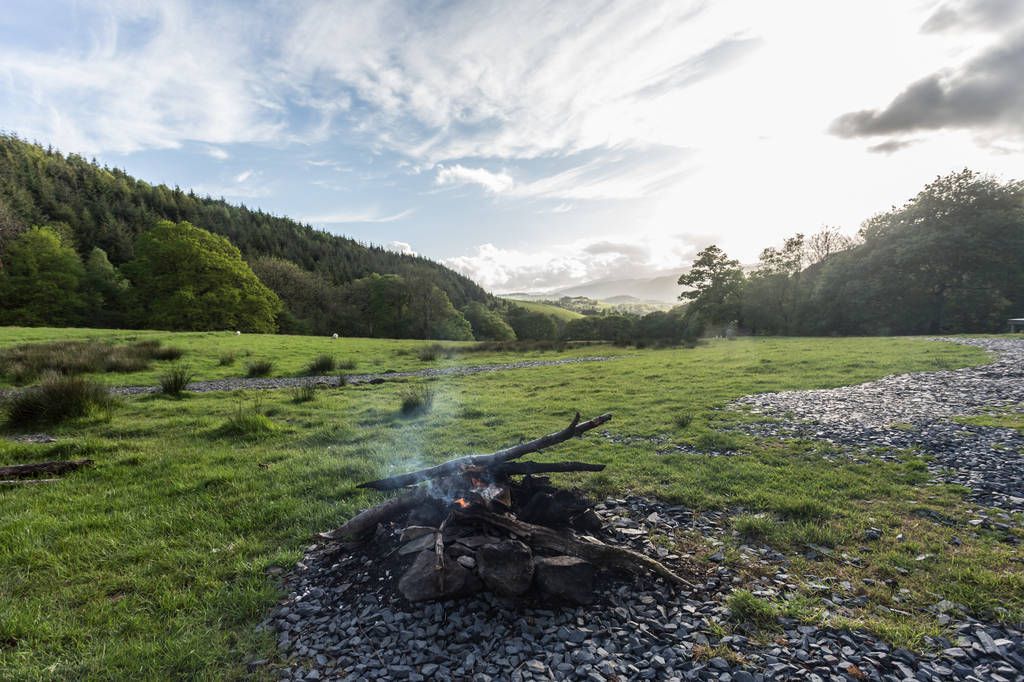 Caban Cader fire pit