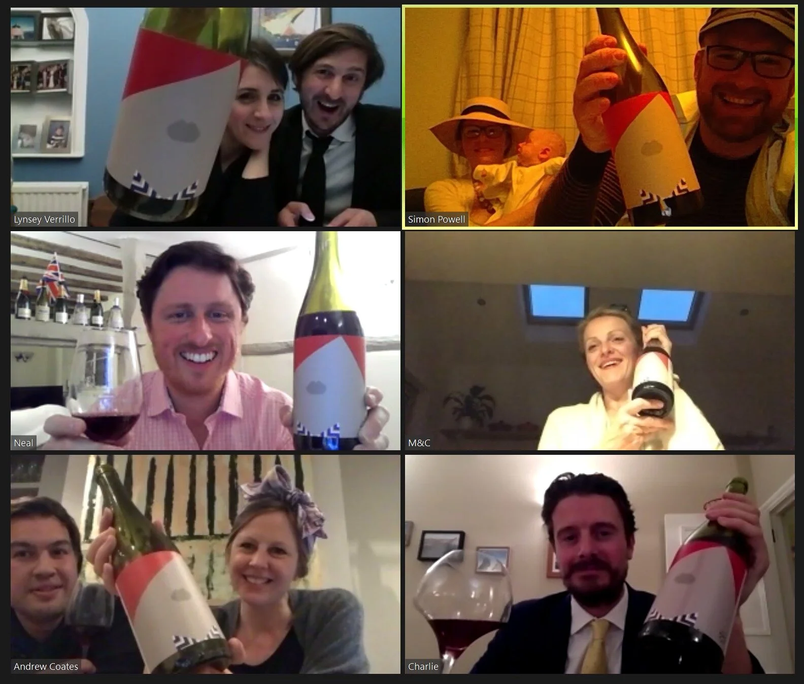 Our own drinkalong with friends