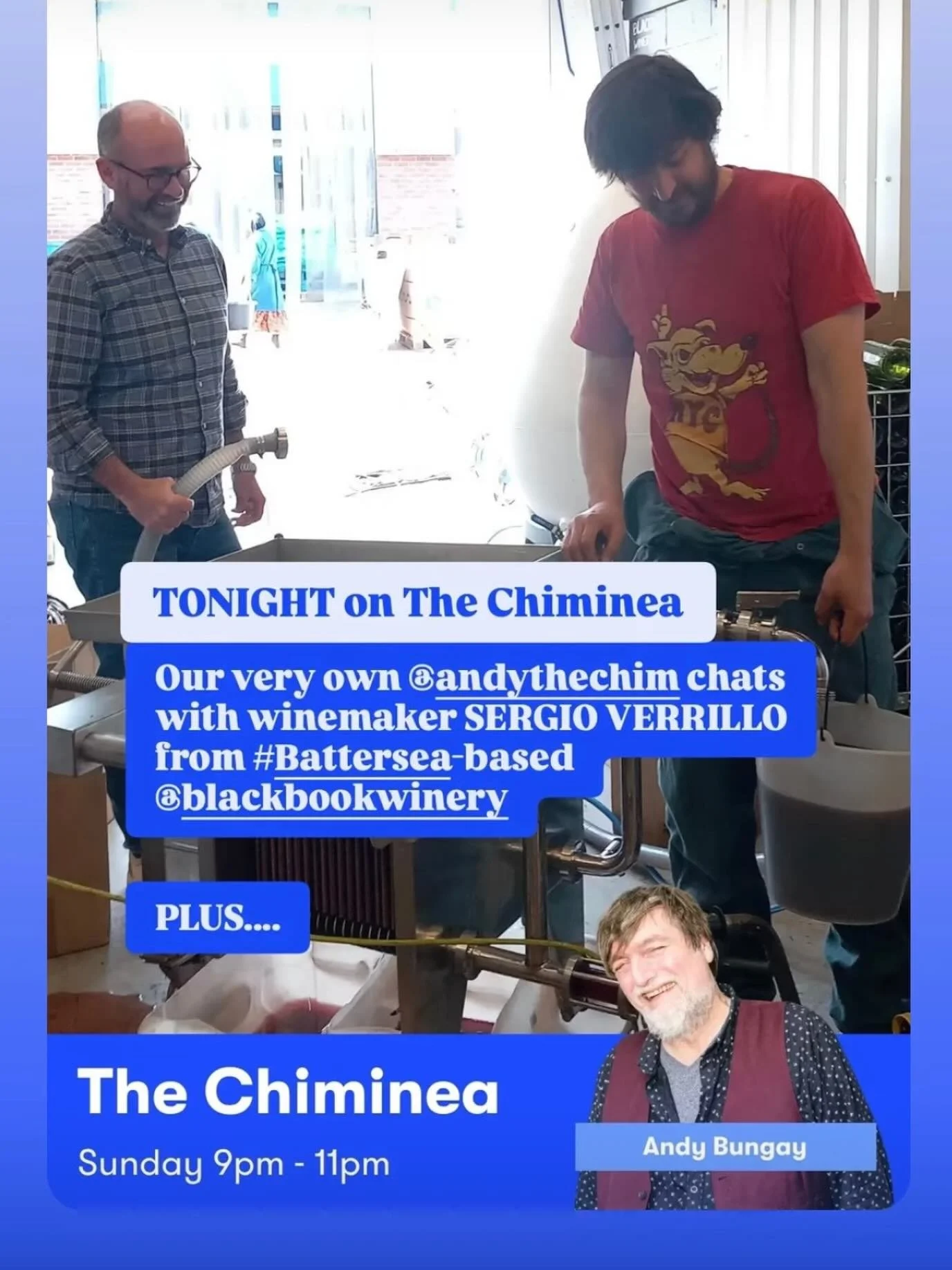 Did you hear us on the radio!?

Sergio and John talk to @thisisriverside about all things Blackbook and wine (and beer, with apologies to Dermot 🍺), check it out on MixCloud. (You may wish to skip forward to 36 min in&hellip;. ✌🏼 and 🎵) but you&rs
