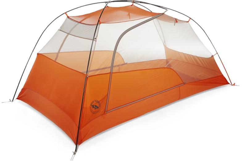 Big Agnes Copper Spur HV UL2 Is a relatively spacious fully-freestanding double-wall shelter.