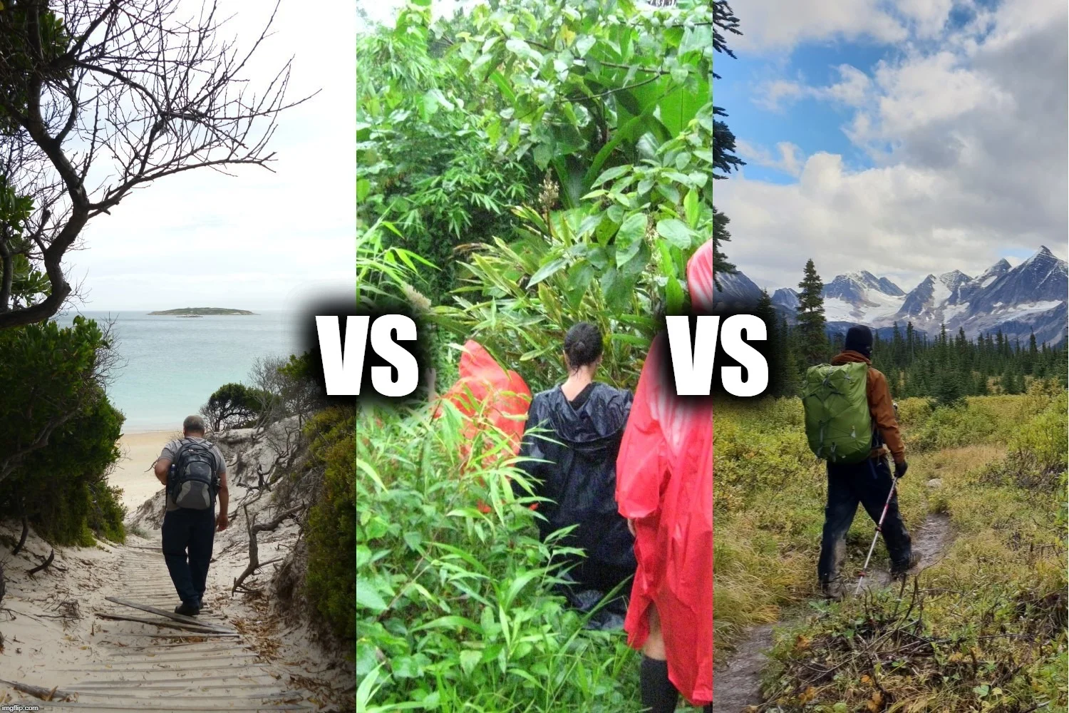 rainforest hiking gear