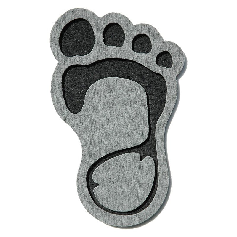 GRAY ToeJamR Snowboard Stomp Pad GRIZZLY BEAR PAW PAD 