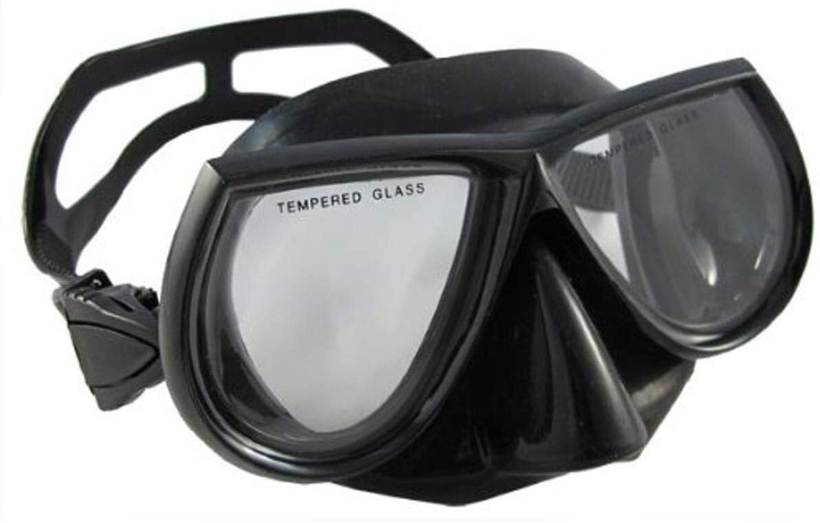 Adventure At Nature Yam Black Glass Free Dive Mask Scuba Diving & Spearfishing 