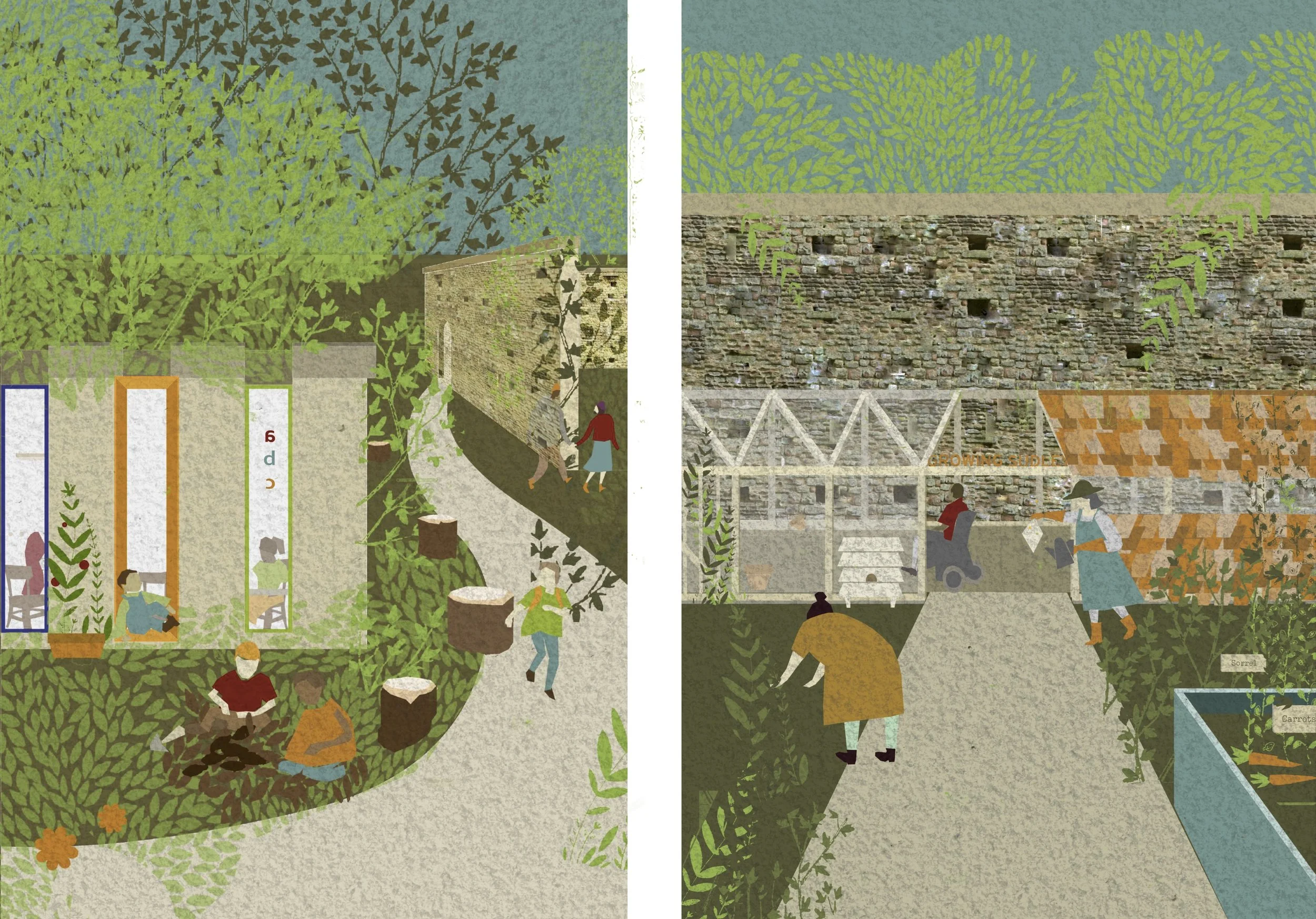 Sketches by Abby Bird, Harrison Stringfellow