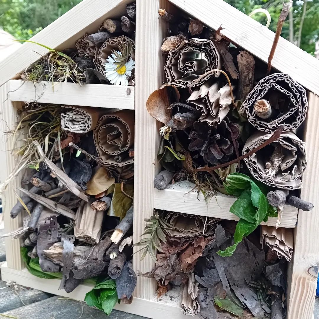 We had a super time with St Michael in the Hamlet making bug houses last week. Part of the changes the year 5 pupils decided to make for My School My Planet with Learning Through Landscapes. Really enjoyed spending time in the school's beautiful wood