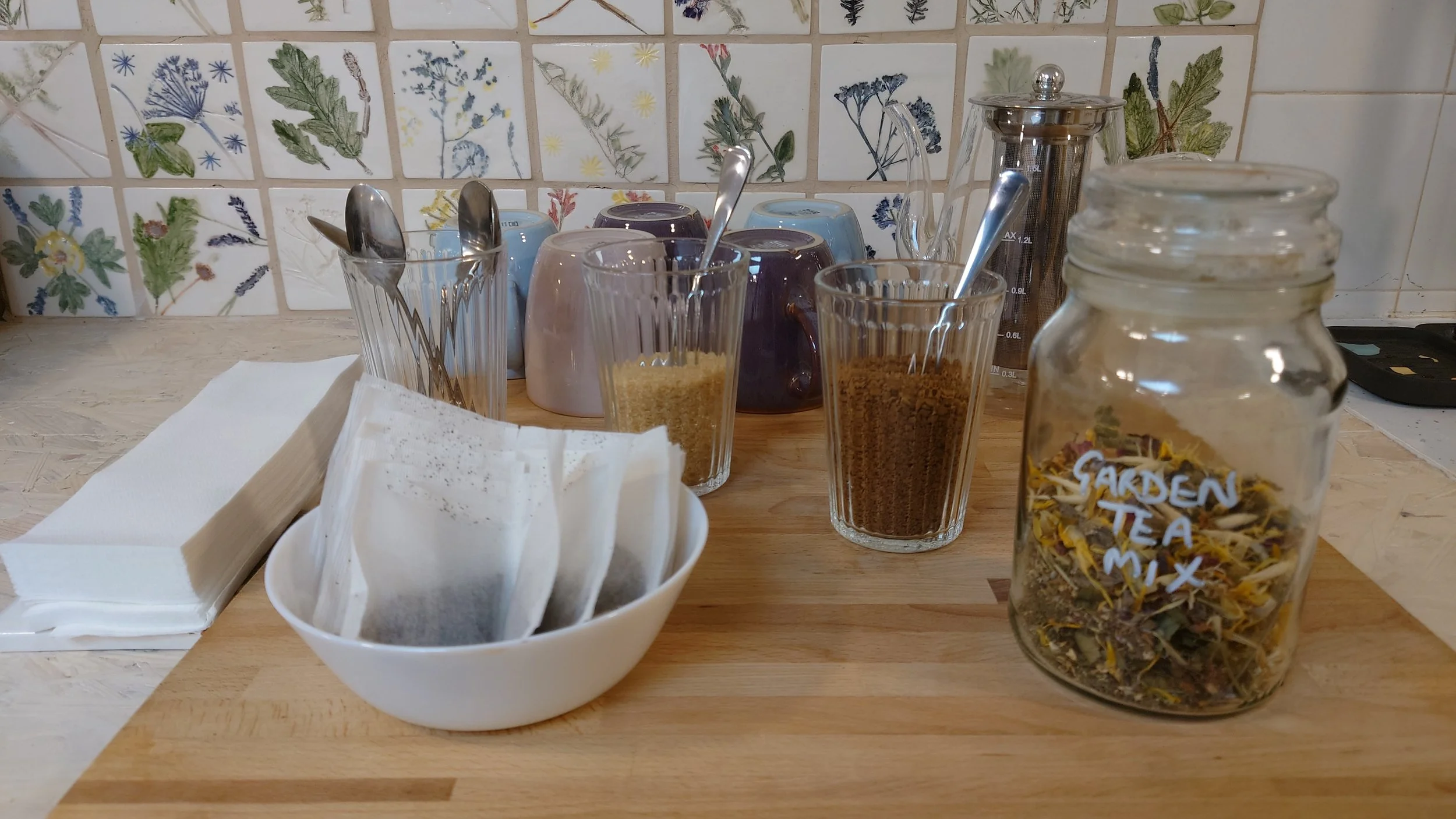 Tea & Coffee facilities at The Workshop, Growing Sudley