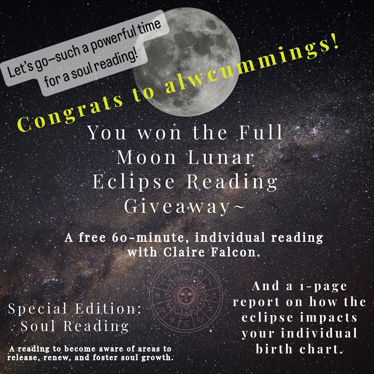 I look forward to showing you how this 2-week eclipse doorway is a monumental time for discovering soul gifts &amp; understanding challenges. 

Some deeply powerful energy for release, attunement &amp; empowerment for your soul&mdash;your essence and