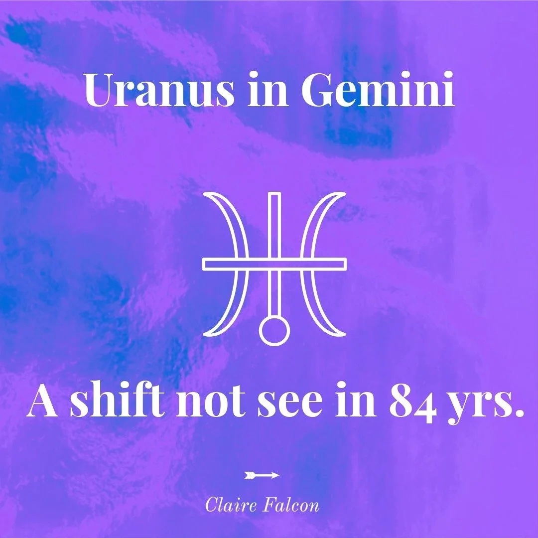 ⚡Uranus in Gemini brings what I call &quot;cosmic broadband&quot;&mdash;direct downloads of innovative solutions that feel like an electrical impulse. 

As Uranus enters the twins today, expect particularly potent flashes of insight. You might sudden