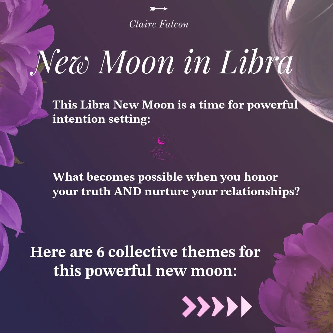 This Libra New Moon is opening powerful portals for your consciousness ⬇️

As humans living vibrant lives, we've all been there: trying to create balance and harmony in a noisy world!

This lunar cycle is creating a sacred opening&mdash;a time to shi