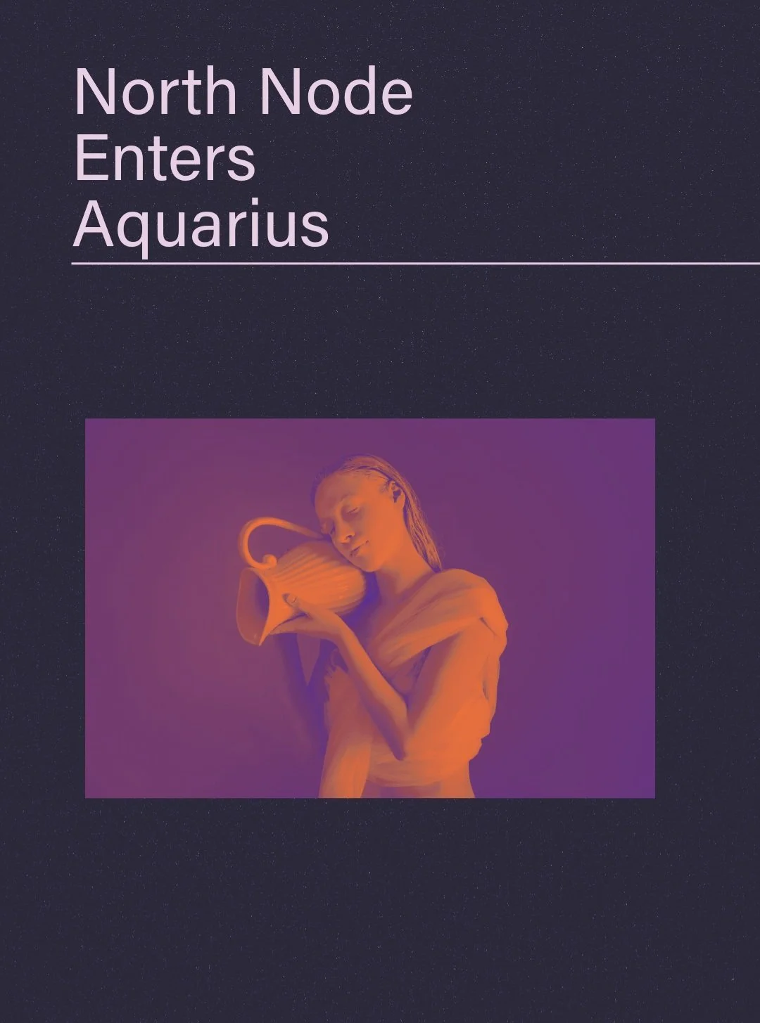 🔮 A massive shift just moved across the cosmos&hellip;

The North Node moved into Aquarius.

This is an 18-month compass setting for your soul. ⭐

The North Node reveals where we're growing: the qualities our soul is actively reaching for in this in