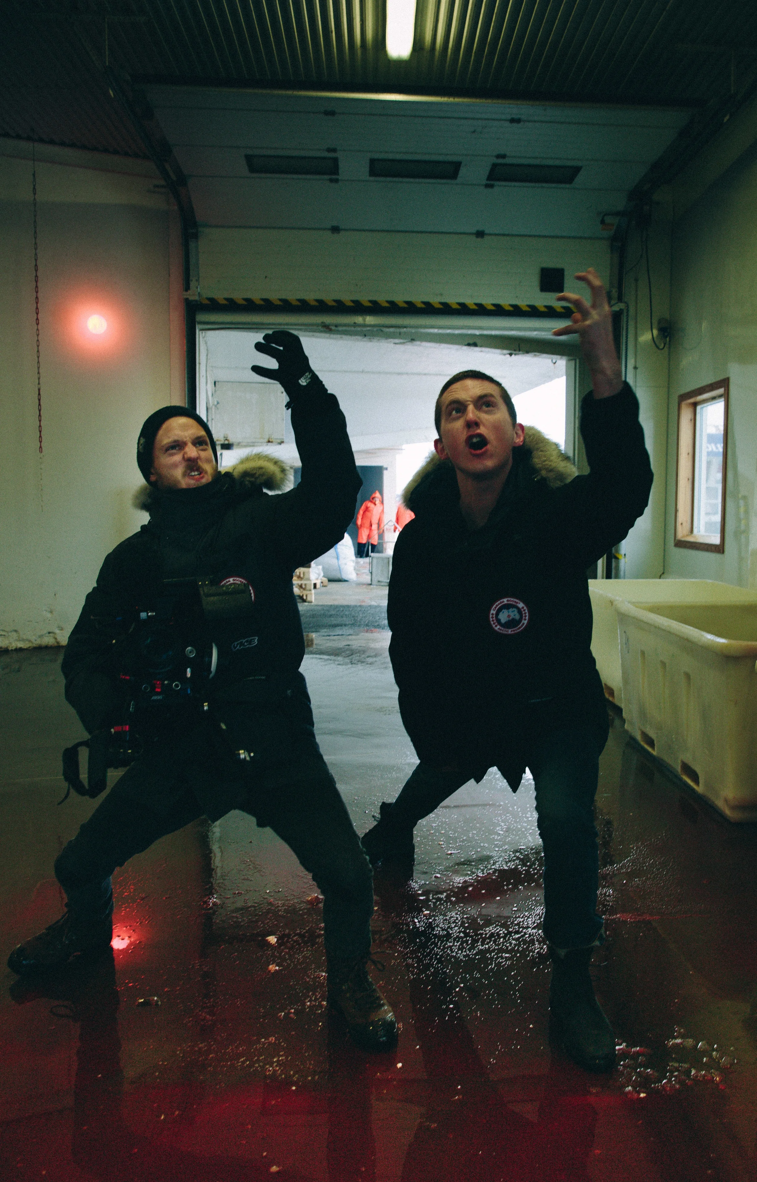 Stricking a Black Metal-pose, because Norway.. 