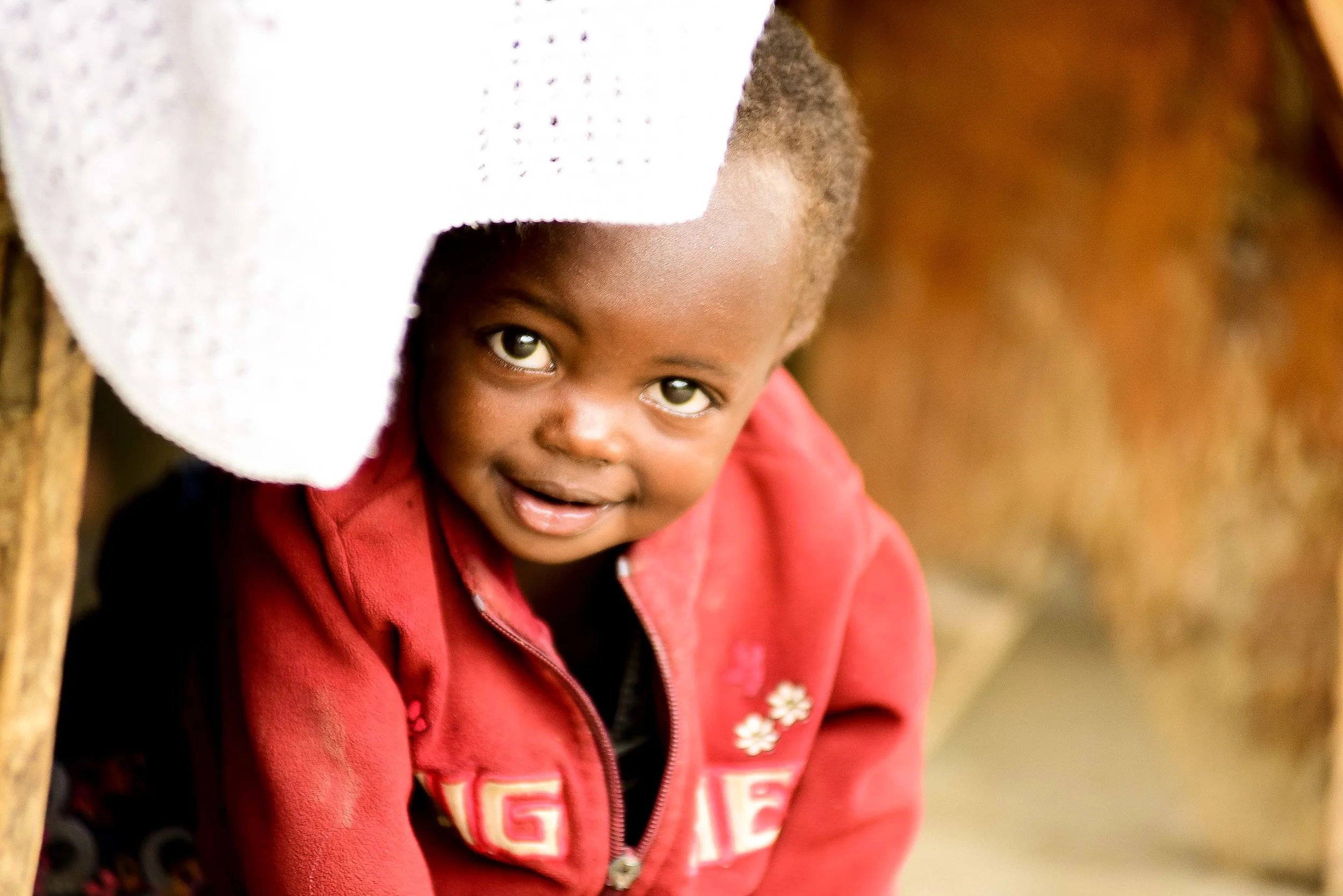 A child attending the Early Childhood Development program at a GHI Busogo Health Center training in Musanze, Rwanda. 