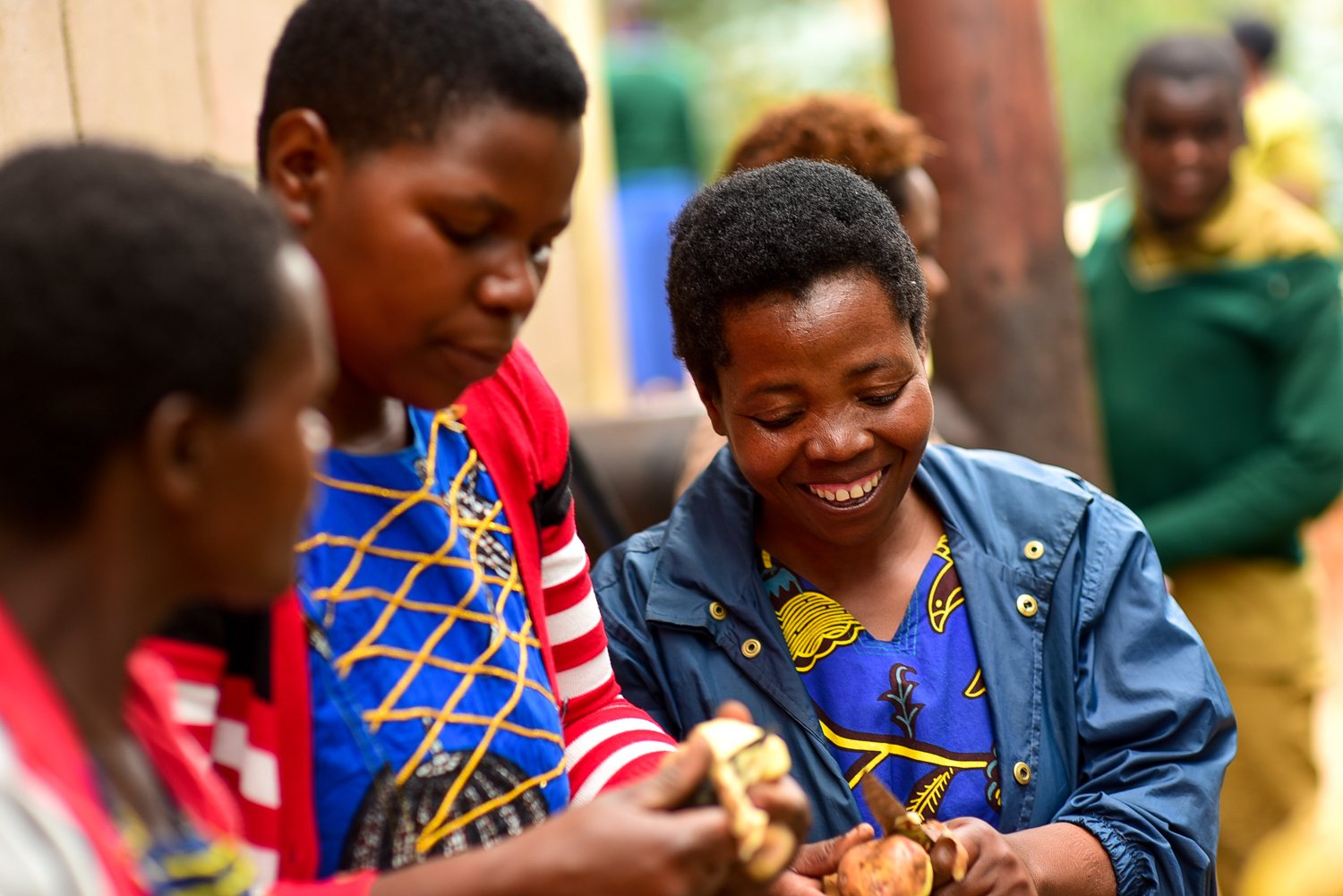 Parents of EP Rutsiro schoolchildren also attended the cooking demonstration training on July 31.