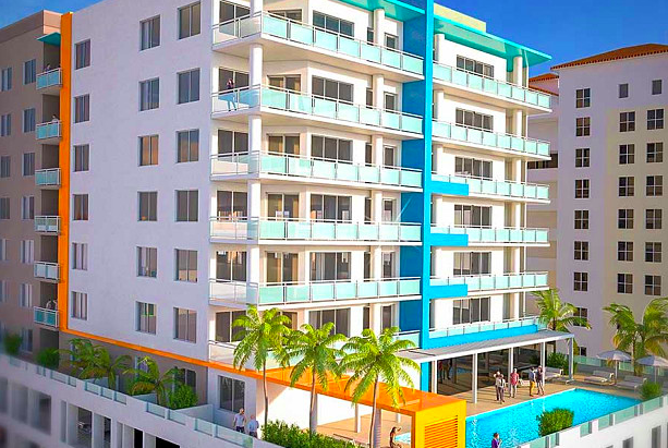 Renderings of The DeSota, which is presently under construction on Second Street.