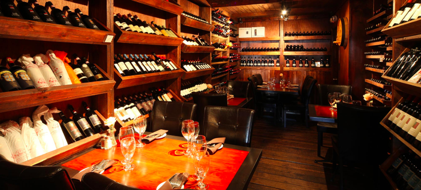 Wine Room at Café Gabbiano on Siesta Key