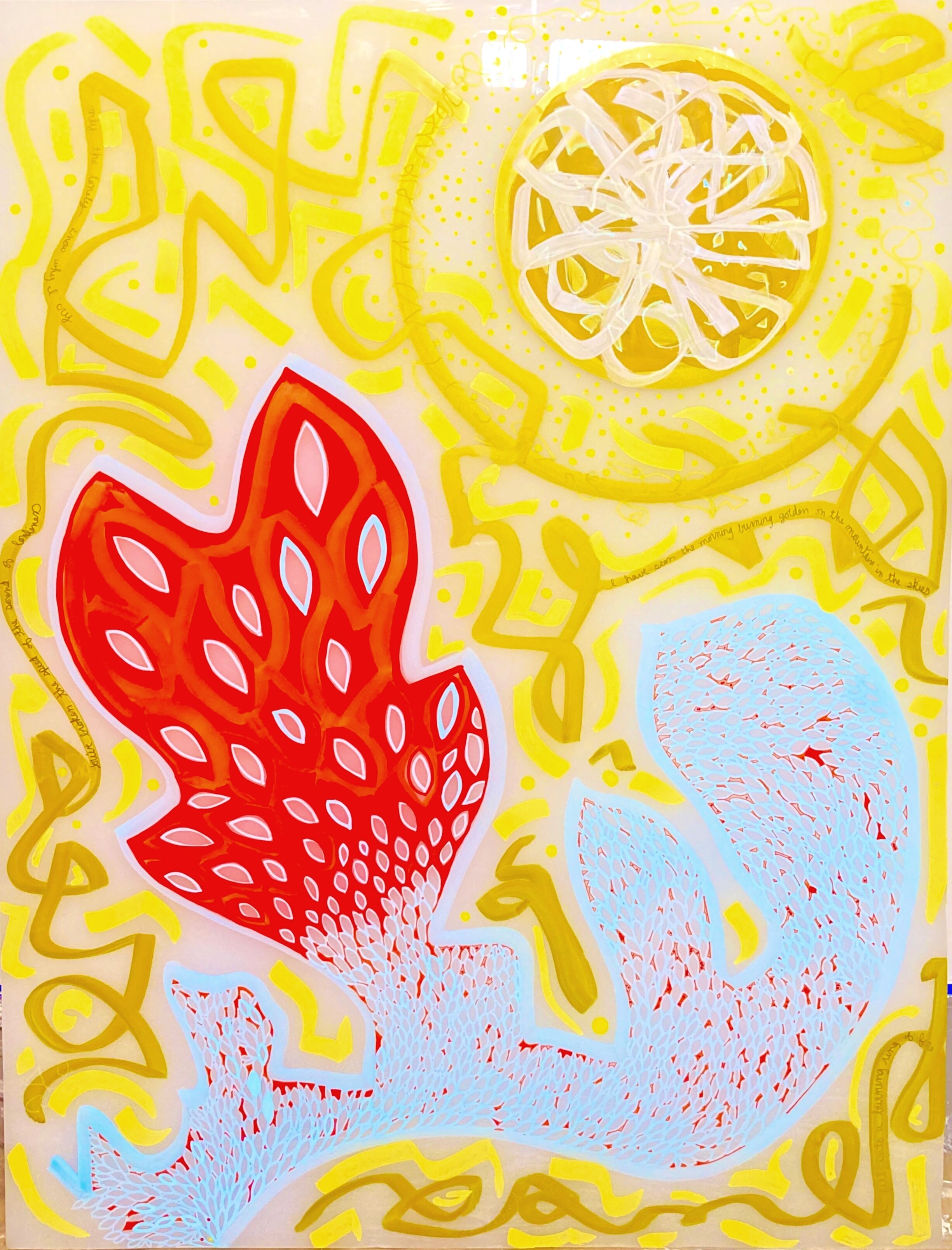 mountain fire (sold)