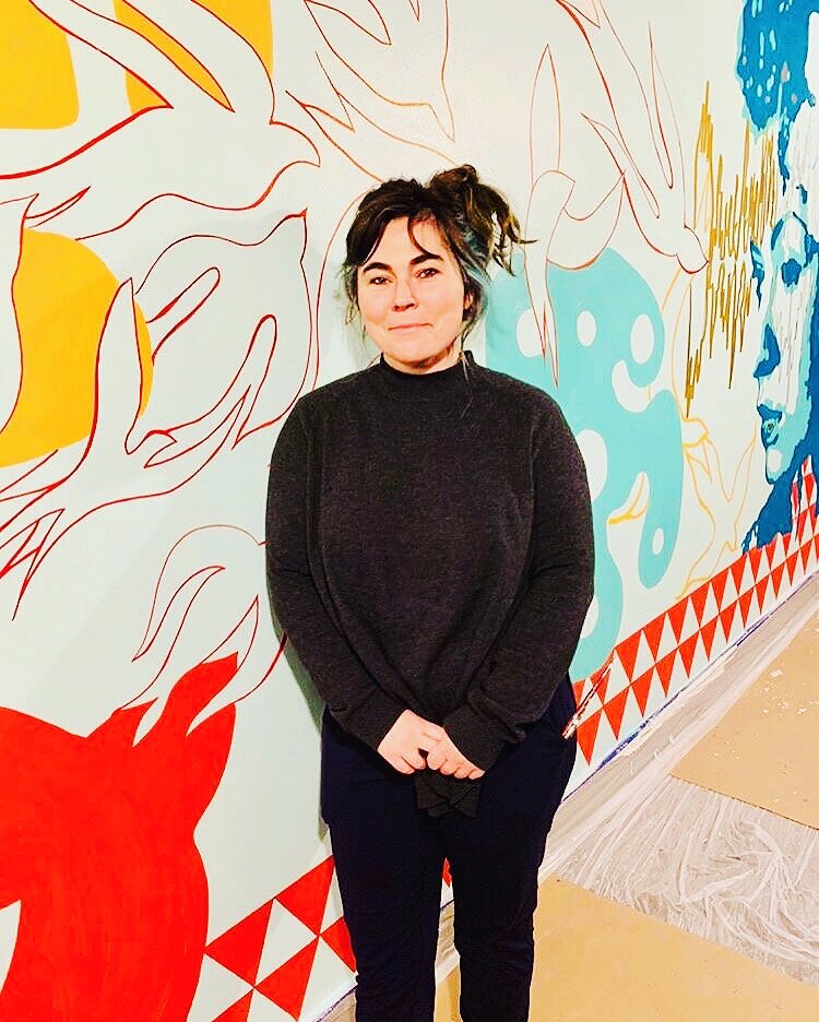 nashville downtown mural artist portrait