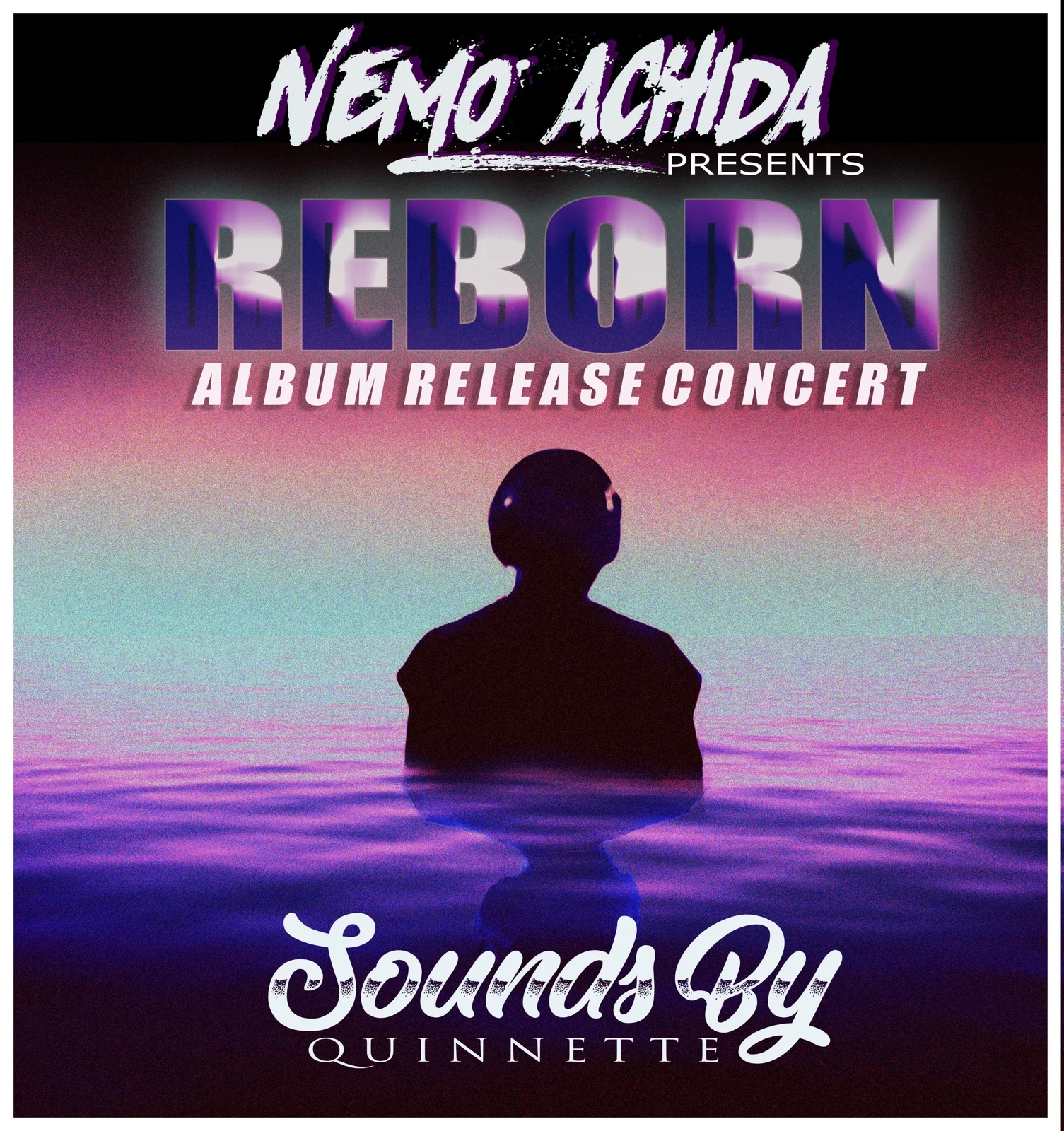 Nemo Achida's latest album 'Reborn' debuted & was performed live on 1/21/2018. His band is currently playing shows promoting this effort.