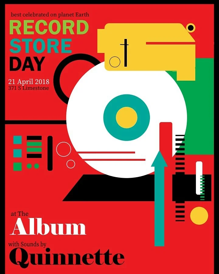 An event curated by Quinnette in celebration of National Record Store day! Poster made by Jamari Turner. Contact jamari.turner@outlook.com