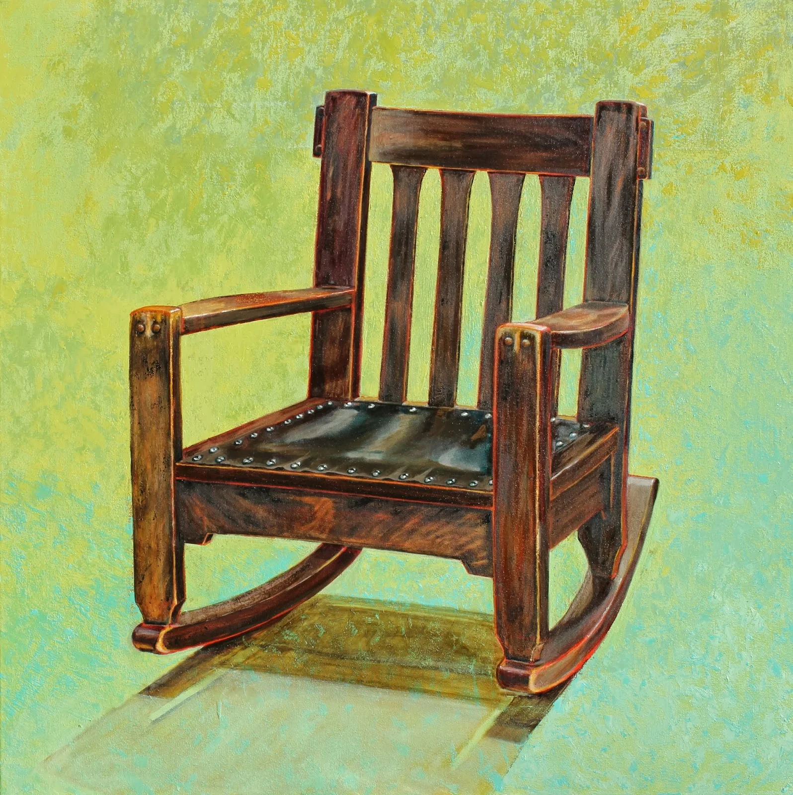 Marwin's Rocker 48" x 48", oil on canvas
