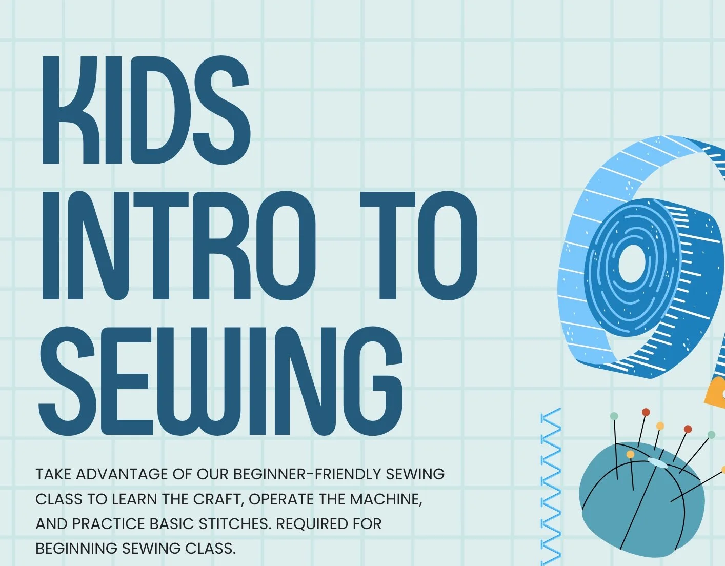 Kids Intro to Sewing