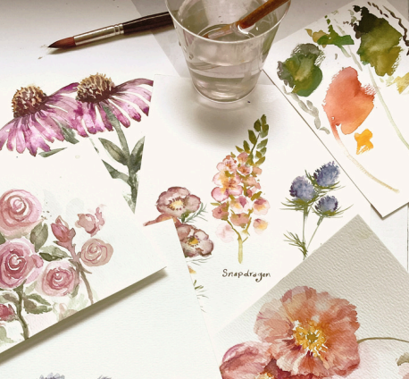 Watercolor Botanical Illustration - For Beginners and Intermediate