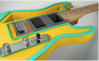 3D Printed Electric Guitar