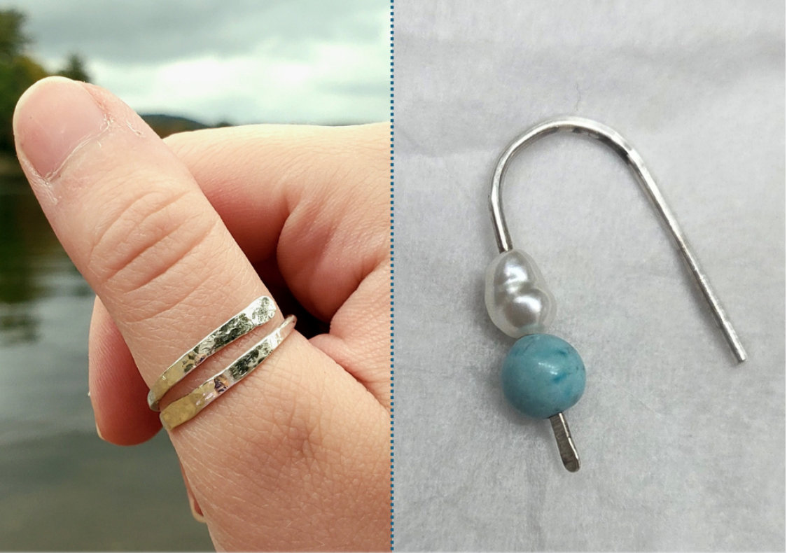 Sterling Silver Ring and Earrings Workshop with La Belle Cove Crafts