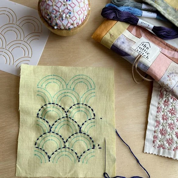 Sashiko Basics: Patterns, Tools & Stitching