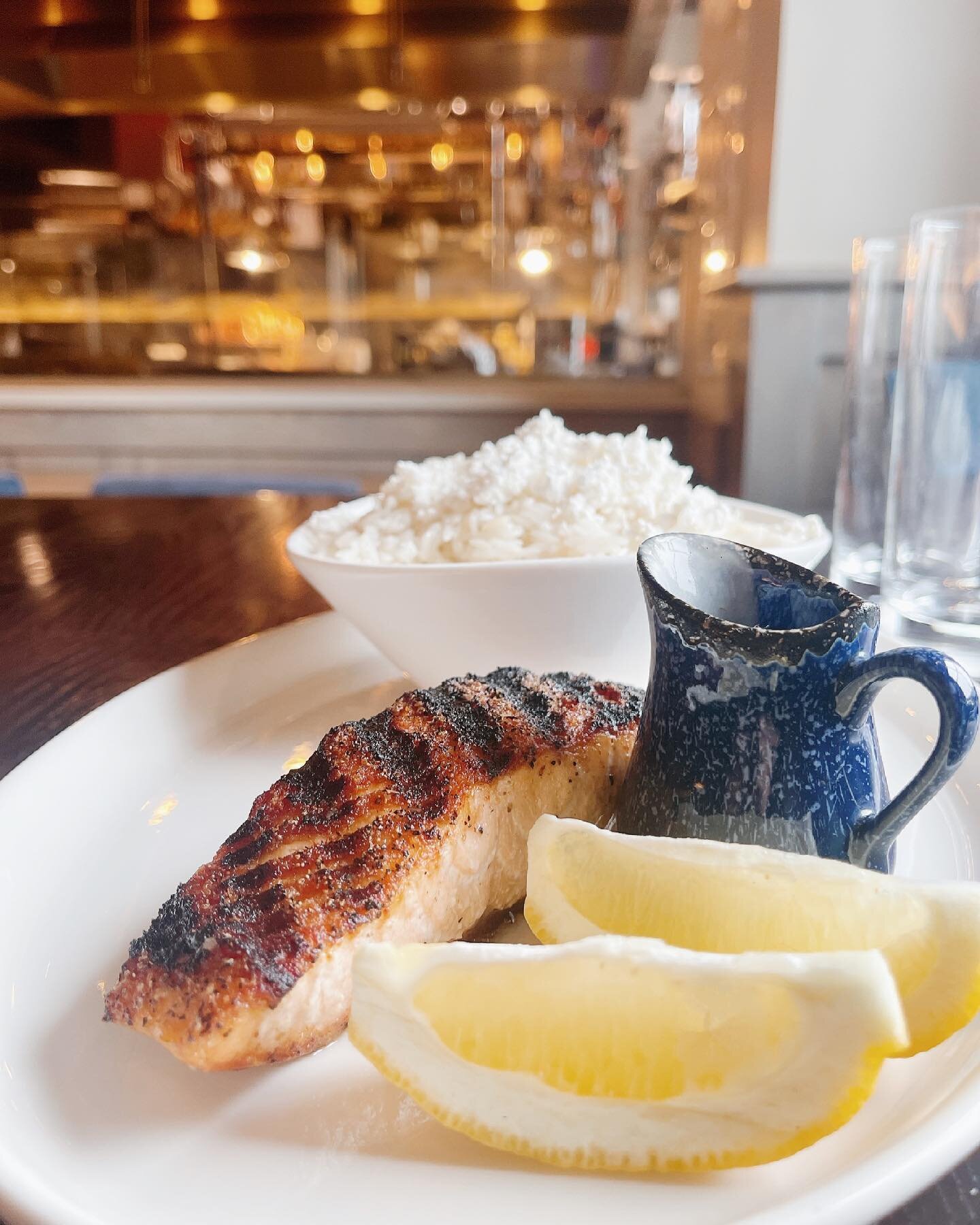 Sometimes simple is sweeter&hellip;

Our grilled salmon comes with a buttery, balanced Chardonnay sauce and a side of your choice