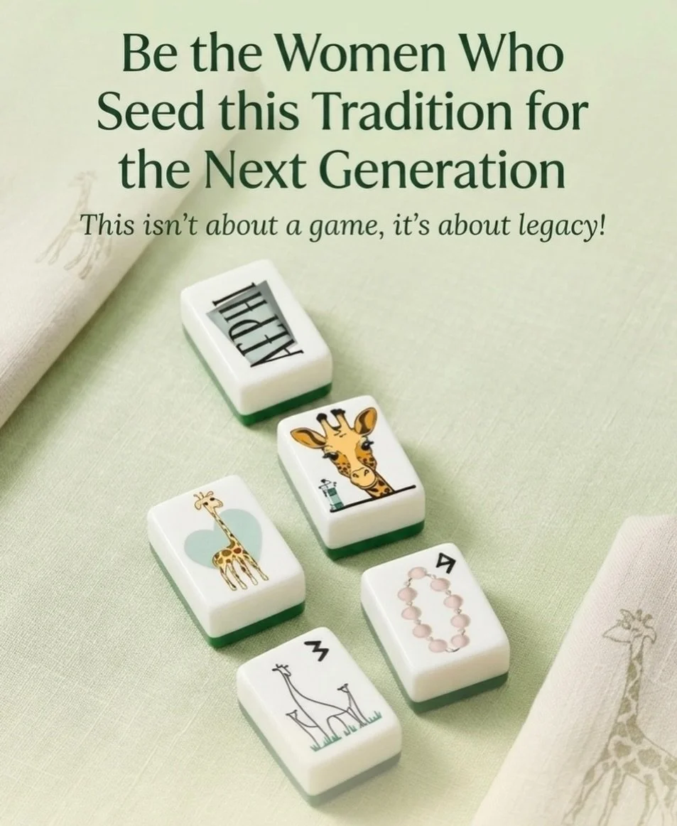 We are proud to introduce a new tradition opportunity- a licensed Alpha Epsilon Phi Mahjong Legacy Set 💚

Designed specifically with our colors and identity in mind, this initiative offers an opportunity to establish a new ritual of gathering across